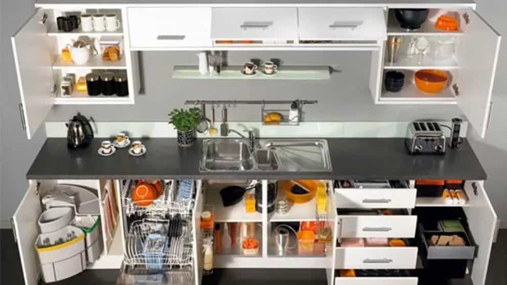 انواع اکسسوری کابینت هود، سینک، گاز، فر و شیر آلات توکار آشپرخانه در چالوس